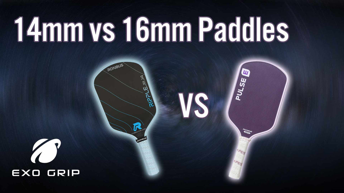 16mm vs 14mm pickleball paddles